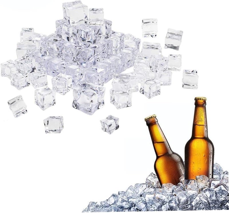 GLEAVI 25mm Transparent Acrylic Fake Ice Cubes for Photography Kitchen Decoration Party Supplies - Image 5